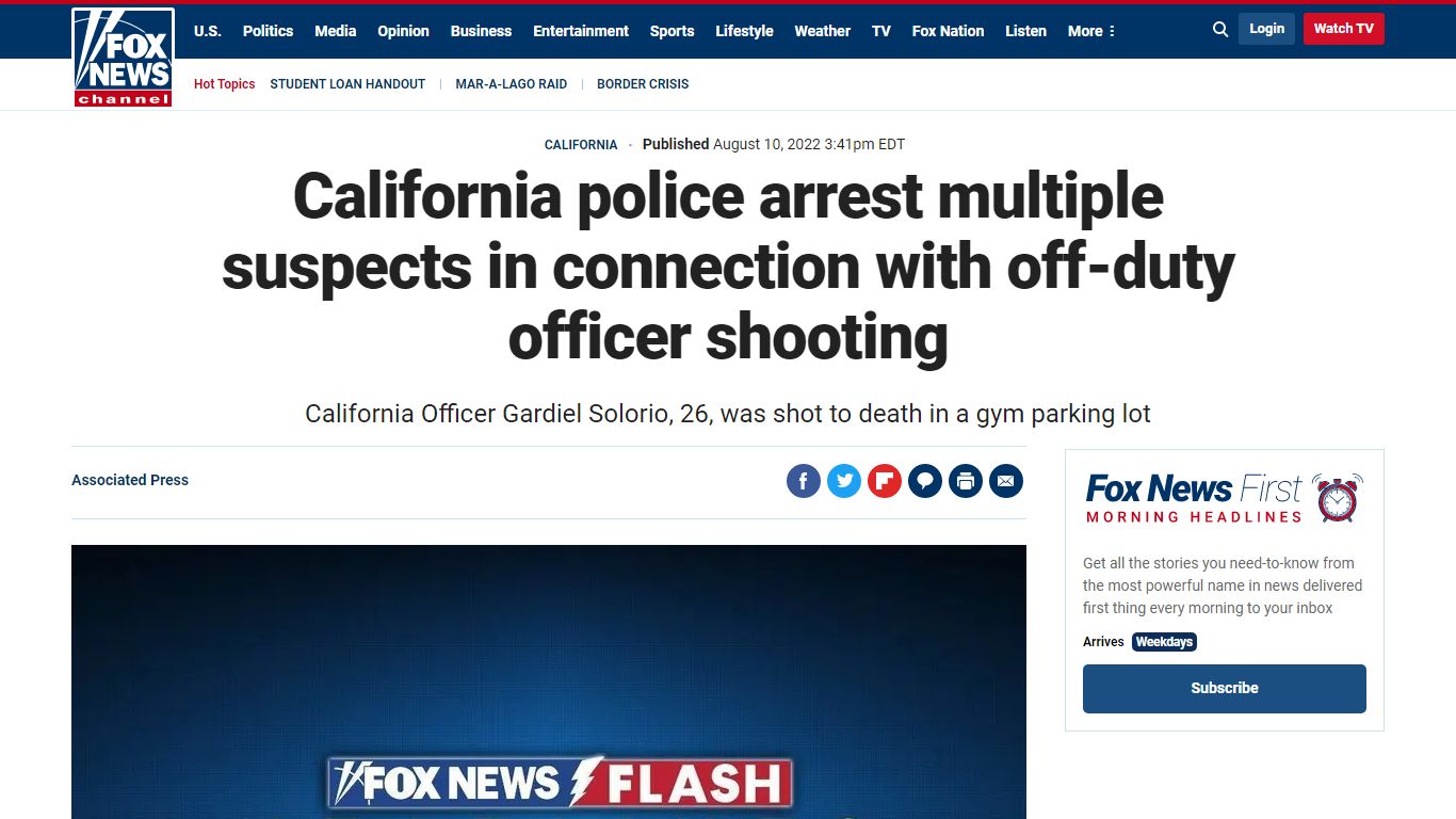 California police arrest multiple suspects in connection with off-duty ...